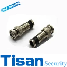 10pcs JR-B68 rg59 rg6 rg59u crimp BNC connector for CCTV system