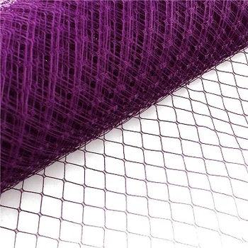 

High quality Purple or 25colors 10"(25cm) bridal veils Millinery Hat Veil Bridal fascinator veil DIY Hair accessory hearwearLD16