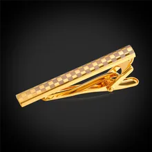 Kpop de Lujo de Oro/Color de Plata Clip de Corbata Para Hombre Regalo de Boda Pin cierre Clásico Clip de Corbata Tie Bar de Moda Traje de Negocios Para TC194Y