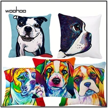 

Monily Animal Dachshund Cushion Cover Dog for children Decorative Pillow Covers for Sofa Pillow Case bull terrier almofadas