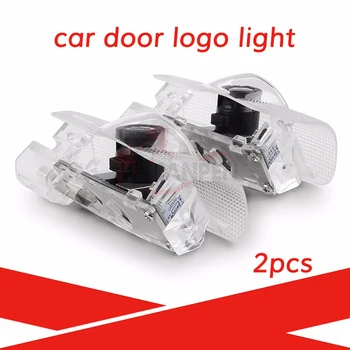 

2PCS Led Car Door Light For Land Cruiser Prado HighLander Camry Prius Crow REIZ Toyota Logo Laser Projector Light Accessories