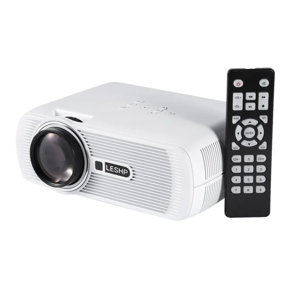 BL-80 مصغرة جهاز عرض (بروجكتور) ليد دعم HDMI AV USB HD 1080 p مشغل وسائط الفيديو للمنزل المسرح العروض و اجتماعات الاتحاد الأوروبي التوصيل