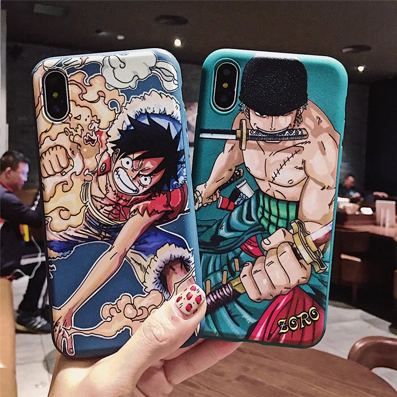 

Anime ONE PIECE Luffy Soft Case for Coque iPhone 6 6s 6plus 7 7plus 8 8plus Cases Capa TPU Silicone Funda for iPhone X XS MAX