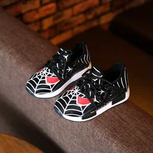 hot Mesh Breathe Children Sport Shoes Girls Boys Cartoon Spider Man Shoes Kids Sneakers Soft Light Comfort Running Shoes