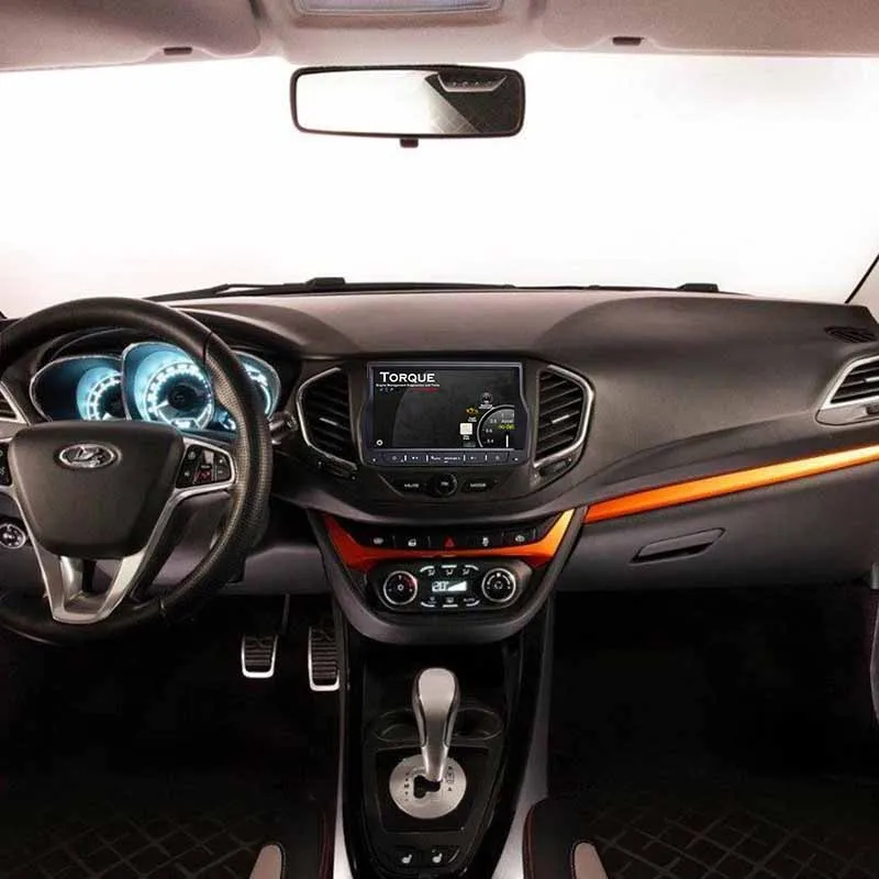 Perfect Autoradio 1 din Android 9.0  Car DVD GPS For Lada Vesta 2015-2018 Automotive Multimedia Player DSP WIFI Navi OBD 5