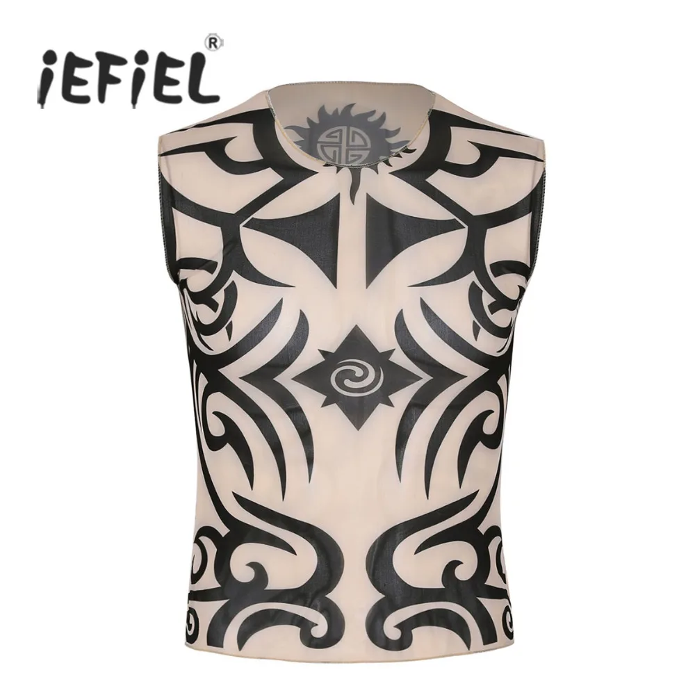 mens fake tattoo shirt