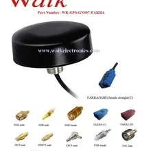 Винтовое крепление gps ГЛОНАСС антенна, gps ГЛОНАСС активная антенна, IP67 gps ГЛОНАСС автомобильная антенна, FAKRA гнездовой разъем