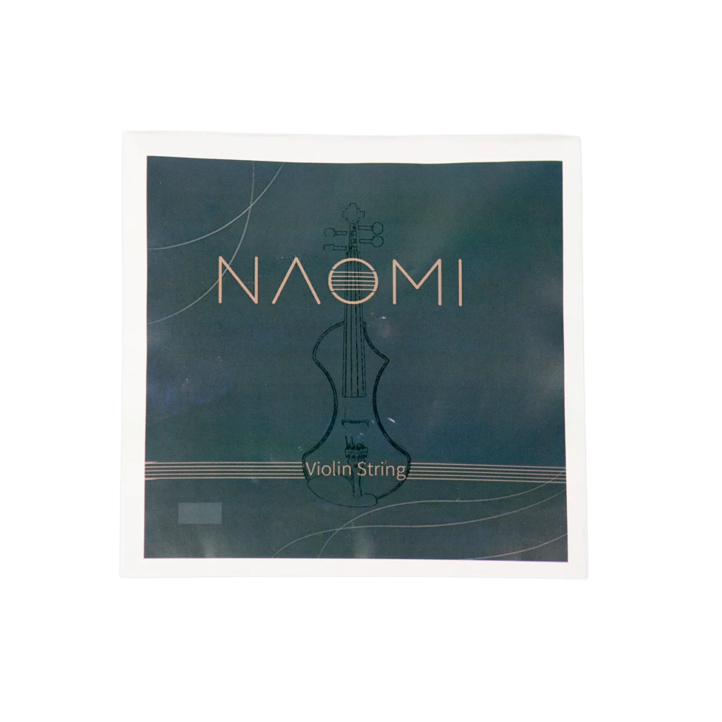 

Naomi Violin String E-A-D-G Steel Core Nickel Silver Wound Exquisite Stringed Violin Accessories