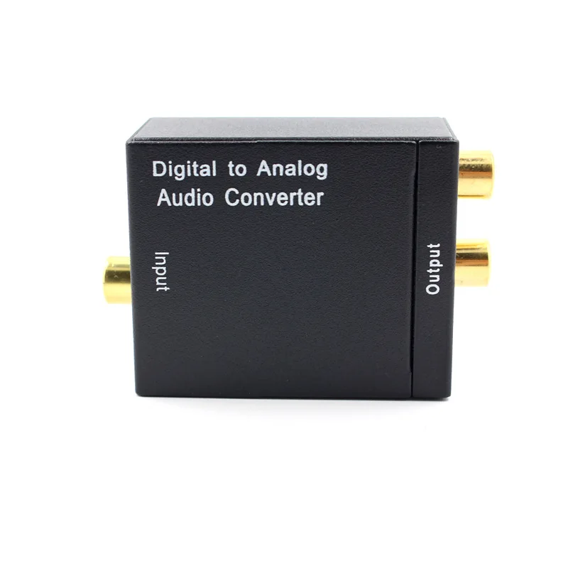 

Digital to Analog Audio Converter Audio Decoder SPDIF ATV DAC Amplifier Adapter Optical Fiber Toslink Coaxial Signal to RCA R/L