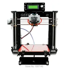 10 PCS Dual Extruder I3 3D Printer DIY KIT Double nozzles + LCD 2004 200*200*180mm