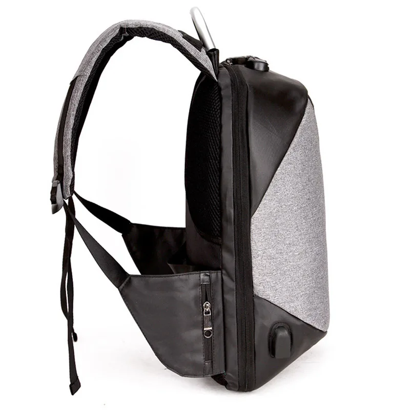 Yurnero hombres Mochila para portátil Mochila 15,6 negocios Mochila con Usb resistente al agua Oxford Anti-robo de la escuela Mochila gris Yurnero hombres Mochila para portátil Mochila 15,6 negocios Mochila con Usb resistente al agua Oxford Anti-robo de la escuela Mochila gris
