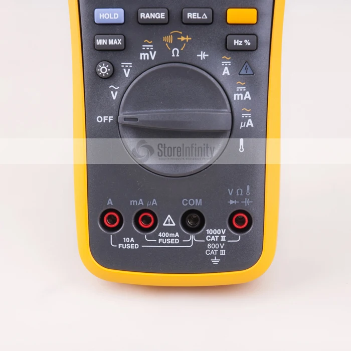 Цифровой мультиметр Fluke 17B+ PLUS(с подсветкой)+ хольдпиковый HP-605A адаптер 600A AC/DC ток