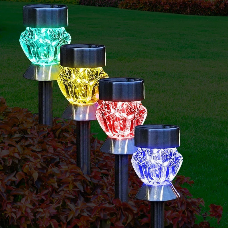 

4 Pcs Disk Lights Security Gutter Outdoor Eco-Friendly Landscape Light Home Garden Decking Ground Lamp Durable Path Way