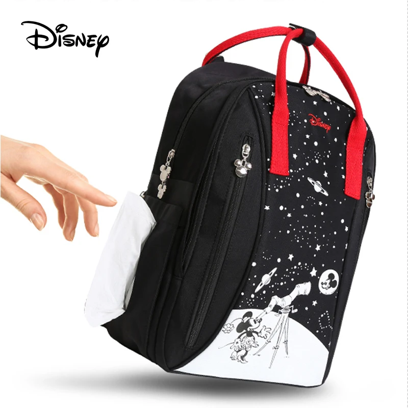 

Disney backpack diaper bag Kaman mother and baby bag insulation Mummy bag multi-function large capacity wet bag