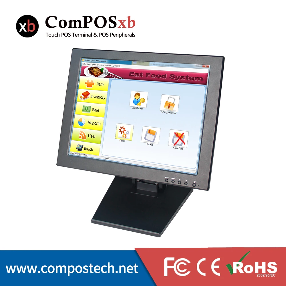Beste Verkäufer 15 Zoll 12V LCD Monitor/Touch Screen Monitor Für POS Display Mit Faltbare Stand Beste Verkäufer 15 Zoll 12V LCD Monitor/Touch Screen Monitor Für POS Display Mit Faltbare Stand