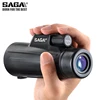 Monocular Pocket 10x42 Powerful Binoculars Bak4 High Quality Zoom Handheld Telescope Professional Scopes Hunting connect phone 1