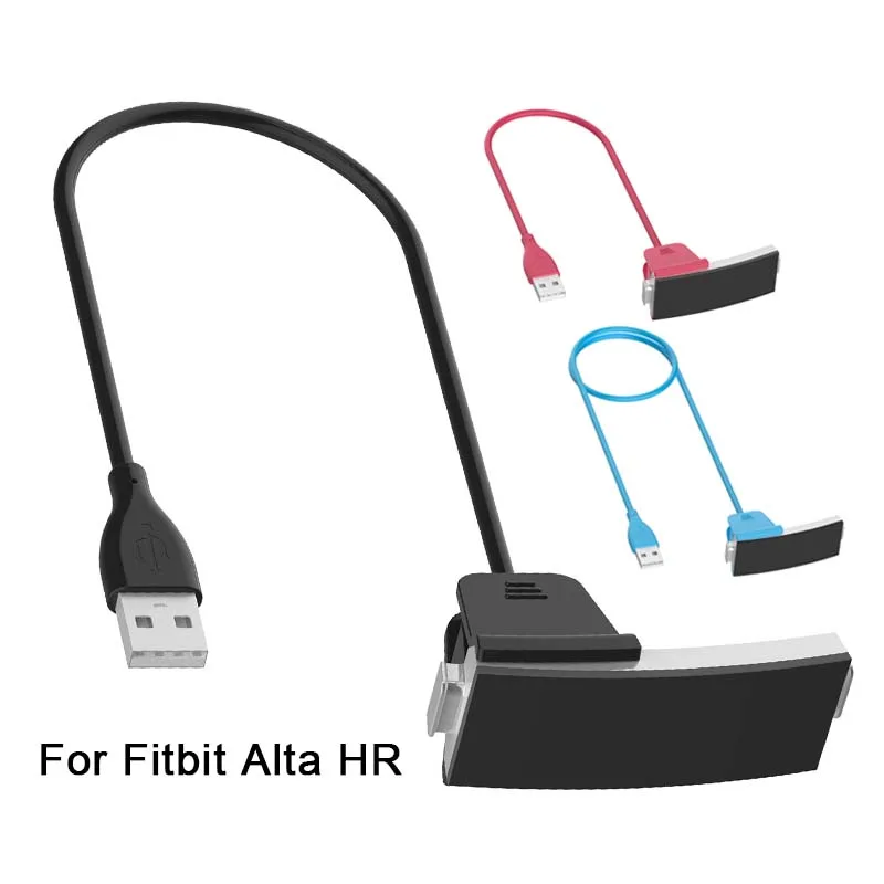 

High quality USB Charging Cable Smart Accessories For Fitbit Alta HR Replacment Band bracelet Smartband USB Charger Cable Lines