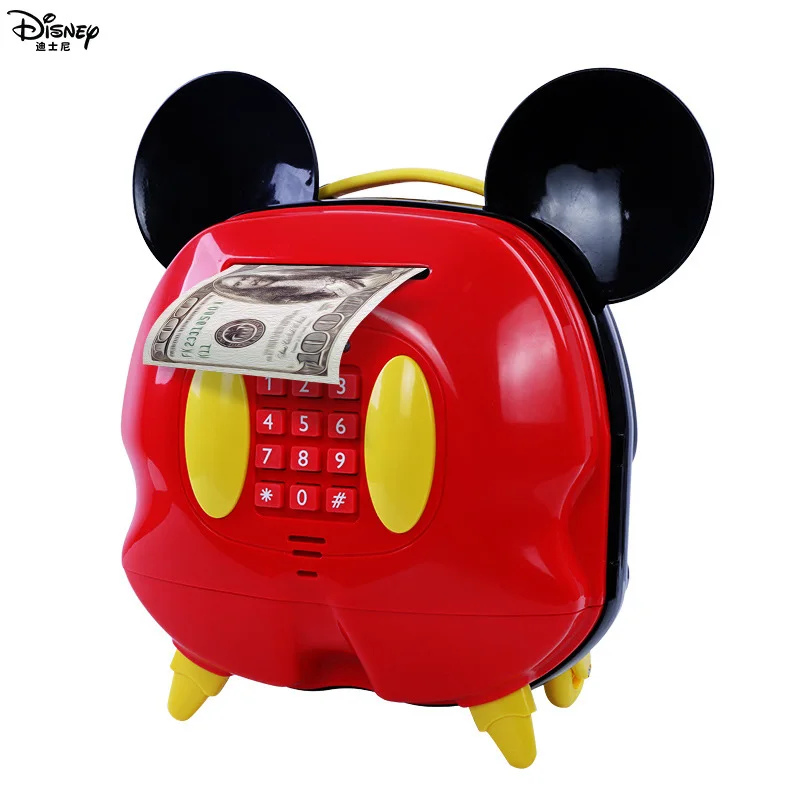 Disney ролевые игры деньги банковская игрушка детская большая копилка креативный мальчик сберегательная девочка пароль коробка Копилка тележка