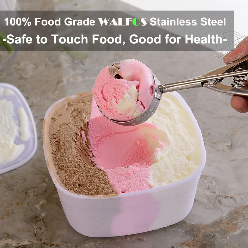 1PCS Stainless Steel Portion Scoop-Ice Cream Scoop -All-purpose Scoop For  Ice Cream, Frozen yogurt