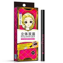 Водонепроницаемый карандаш для бровей тонкий корректор для бровей Макияж Косметика натуральный бровей Прочный идеальный гель для бровей