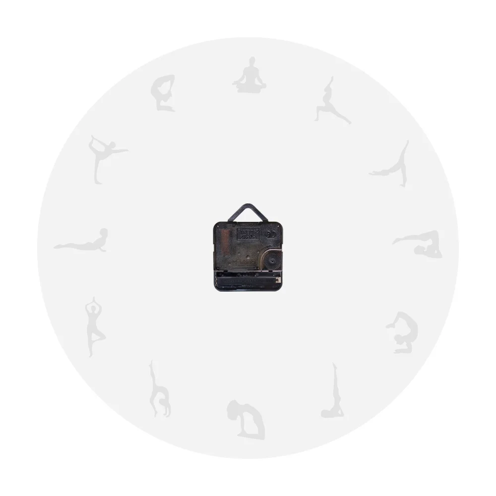 Настенные декоративные акриловые часы для занятий йогой 1 шт.|wall clock|decoration watchesclock