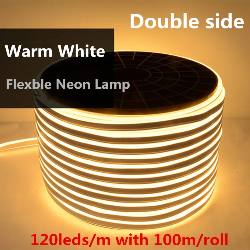 

Warm White 2835 SMD LED neon flexible;AC220V /110V input;120leds/m;size:8*16mm;IP65 waterproof