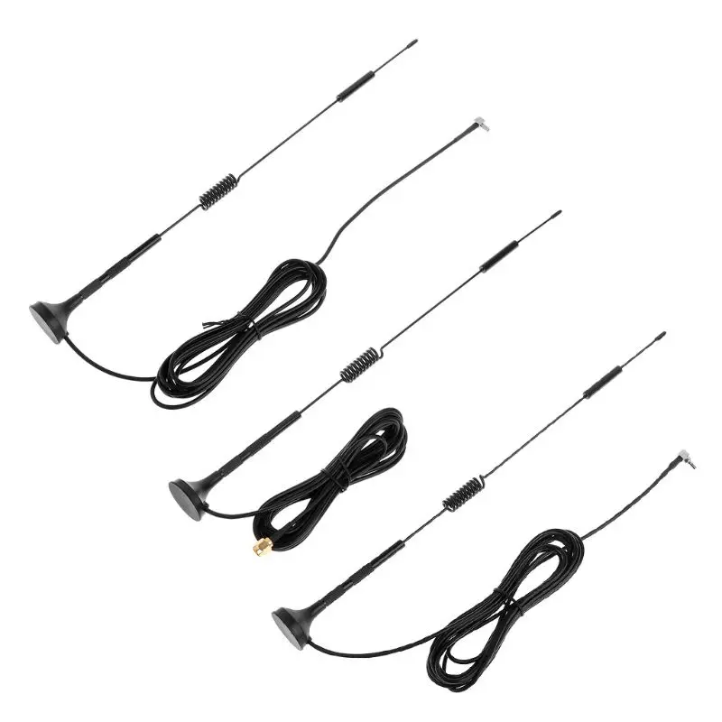 

Antenna 8dbi CRC9 TS9 SMA Connector Radio Signal Booster Wireless Repeater Suction Cup