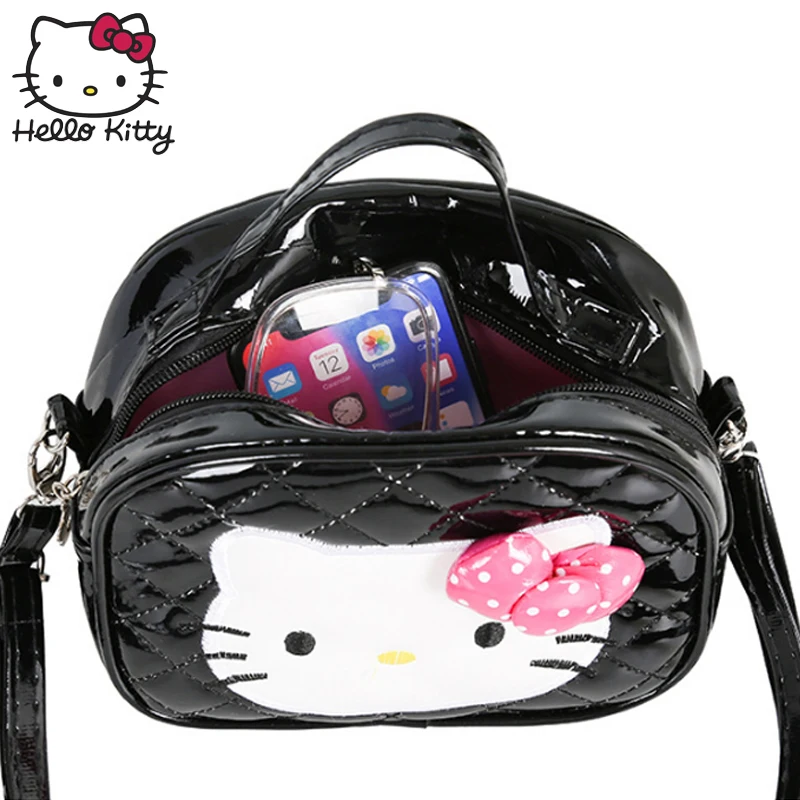 Hello kitty/Детская Повседневная модная сумка на одно плечо с бантом из мультфильма для девочек, водонепроницаемые Рюкзаки для покупок на заказ