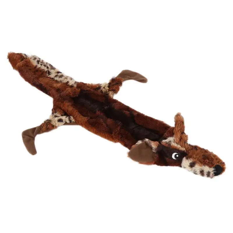 Lovely Stuffed Chew Squeaking Plush Sound Animals Pet Toy Puppy Honking