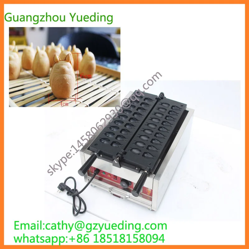 

Commercial cartoon waffle making machine, totoro shape waffle iron