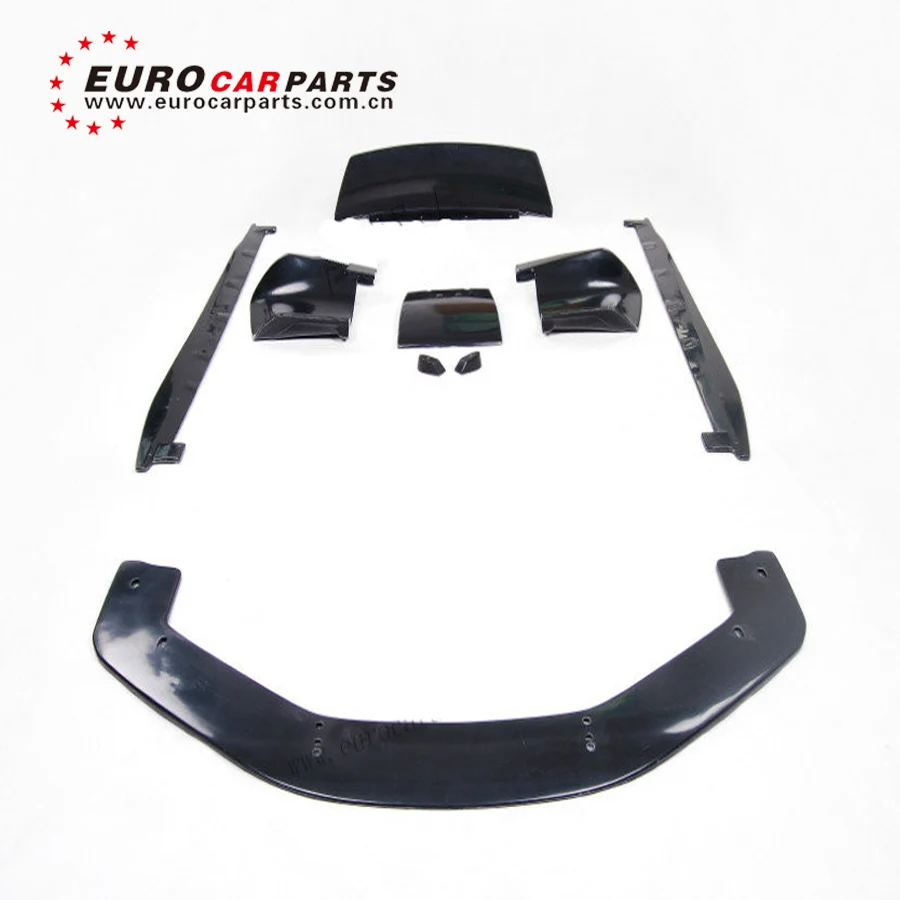 

AD R8 carbon finber front rear spoiler for R8 carbon fiber front lip rear diffuser trunk spoiler side skirts