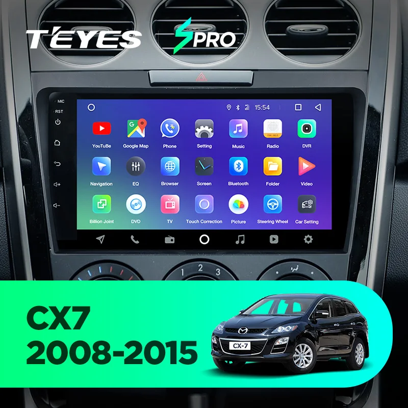 TEYES SPRO Штатное Головное устройство For Mazda CX-7 2006-2012 GPS Android 8.1 aвтомагнитола магнитола автомагнитолы Андроид для Мазда CX-7 ER аксессуары штатная магнитола автомобильная мультимедиа