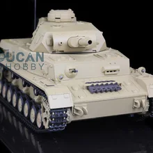 HengLong 1/16 масштаб пластиковая Версия Немецкий Panzer IV F RTR радиоуправляемая модель танка звук смога 3858 TH00037