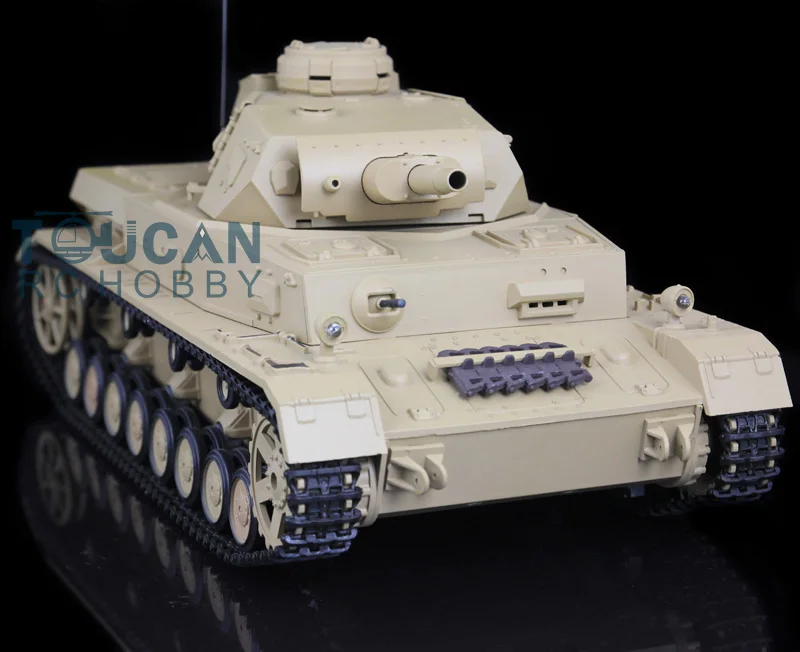 

HengLong 1/16 Scale Plastic Version German Panzer IV F RTR RC Tank Model Sound Smog 3858 TH00037