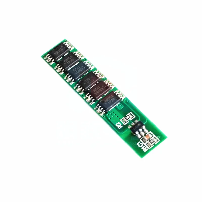 1pcs/lot Single string 18650 3.7V lithium battery protector 6MOS Multi spot welding to prevent overcharge and overcharge
