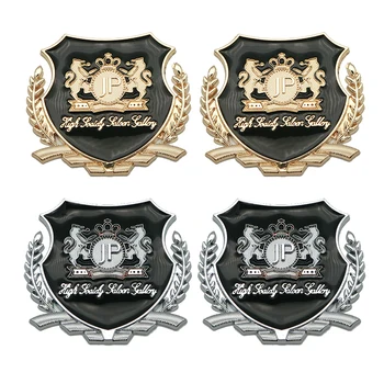 

2Pcs 3D Metal JP Car Side Fender Rear Trunk Emblem Badge Sticker Decals for Volvo JEEP Dodge Mercedes BMW Mustang Volvo Chevrole