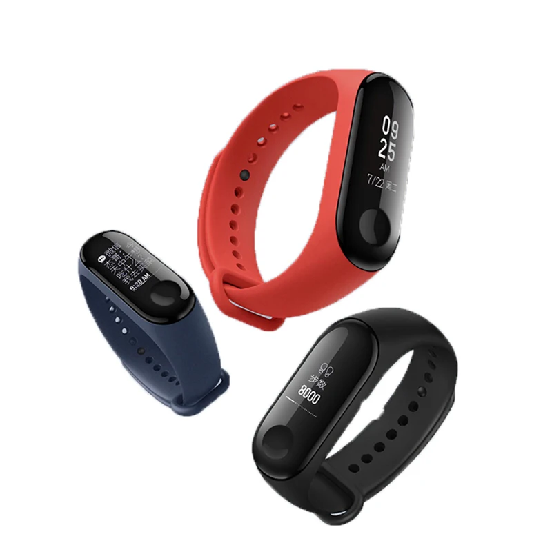 

Original Xiaomi Band 3 Smart Bracelet mi band 3 Instant Message CallerID Waterproof OLED Touch Screen Weather Display In Stock