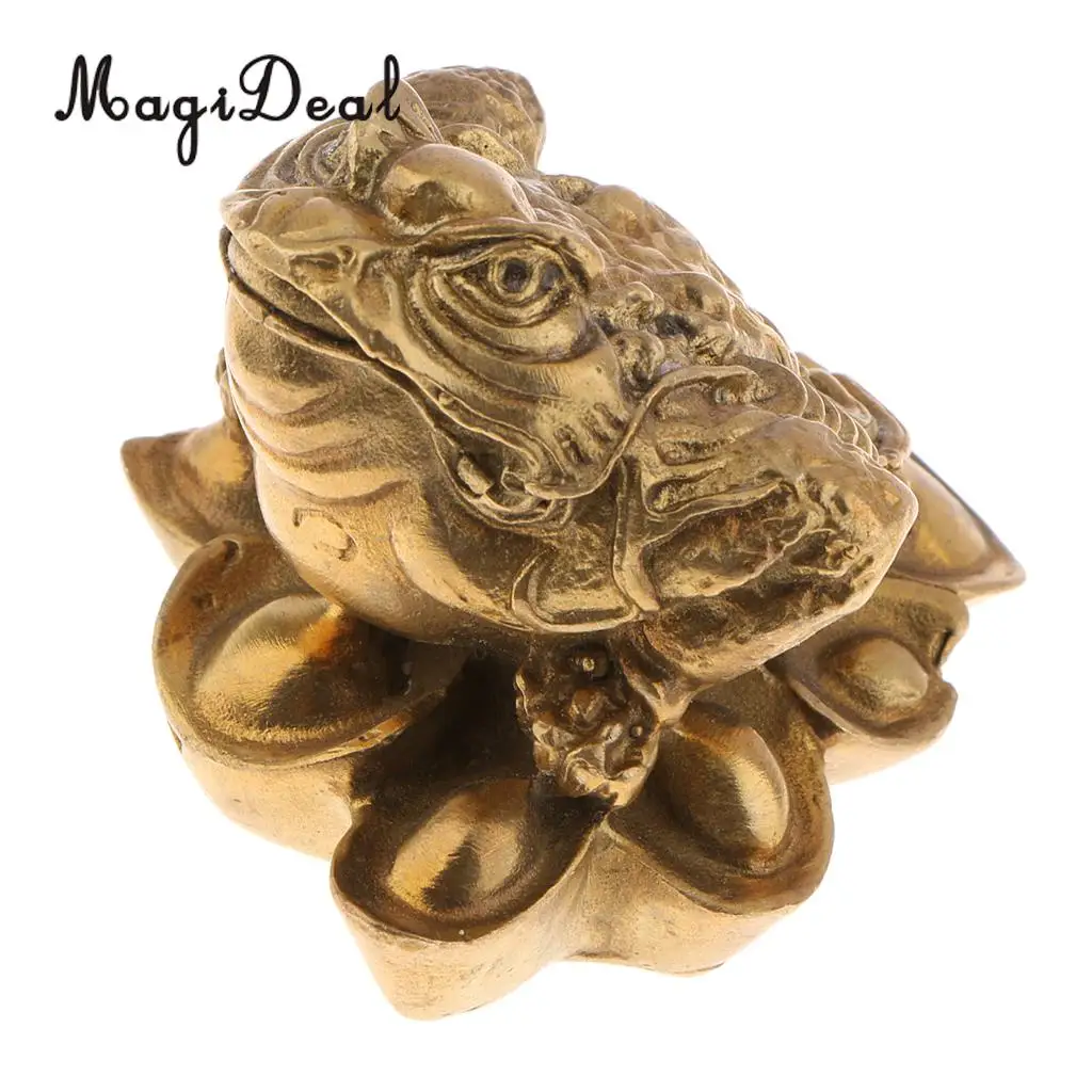 Feng Shui Money Lucky Fortune Wealth Chinese For Frog Toad Coin Home Shop Office Table Decoration