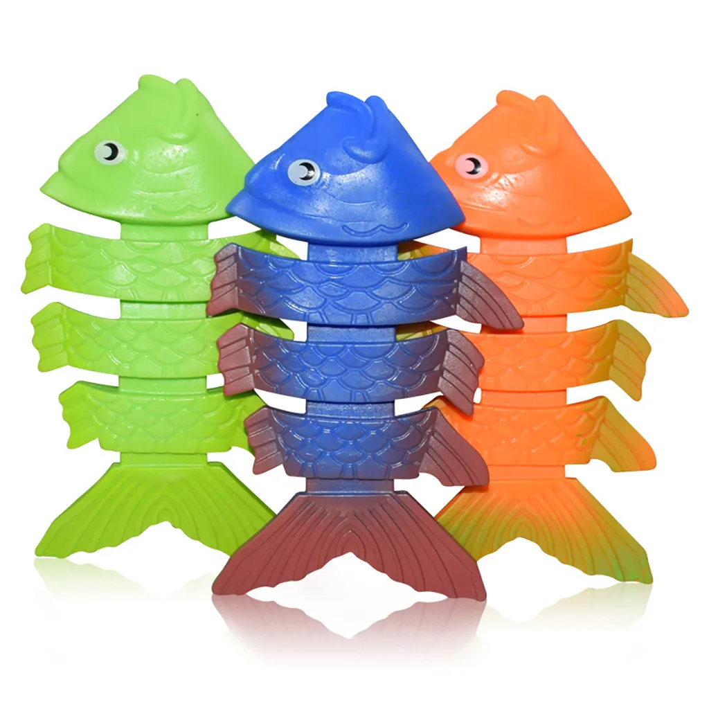 3 шт. Робот рыбы светящиеся Электрический плавательная рыба игрушка подводная бассейн раковина обучение Дайвинг игрушечная рыбка Детский