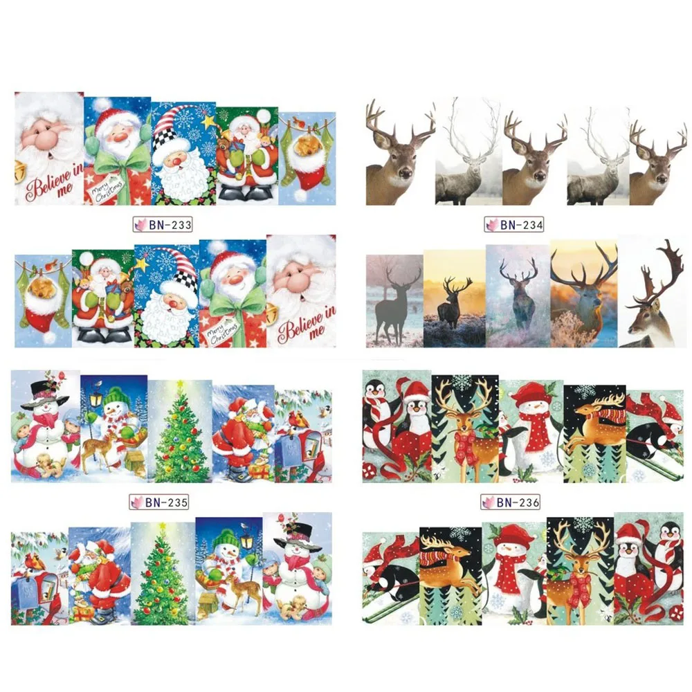 12pcs-lot-Nail-Art-Sticker-Christmas-Winter-Snowman-Pattern-DIY-Nails-Decorations-Tips-Nail-Care-Decals (1)