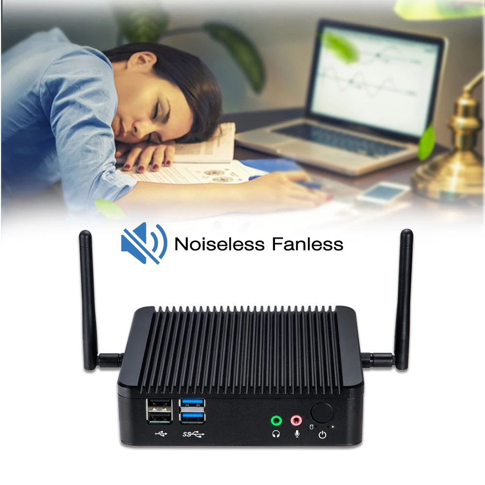 Купить безвентиляторный мини-пк Intel для Windows 10: процессор Celeron ...