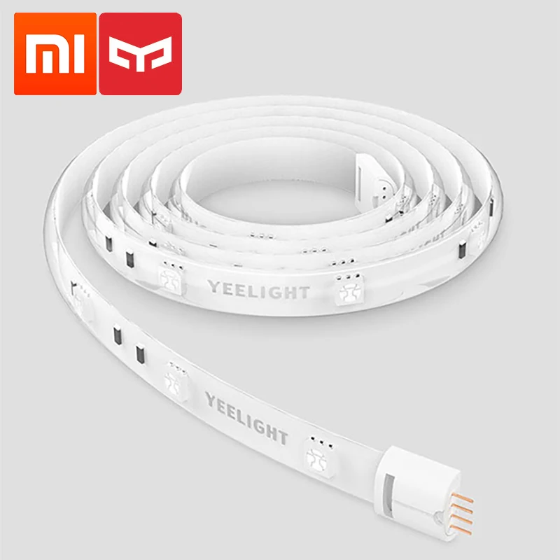

Xiaomi Yeelight Smart Light Strip 1m Extendable LED RGB Color Strip Lights Work with Alexa Google Assistant Mi Home Automation