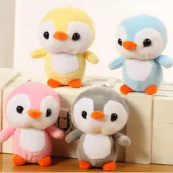 10 см 4 стиля животные брелок в виде пингвина Куклы Мягкие плюшевые игрушки маленькие кулоны-куклы для детей Подарки
