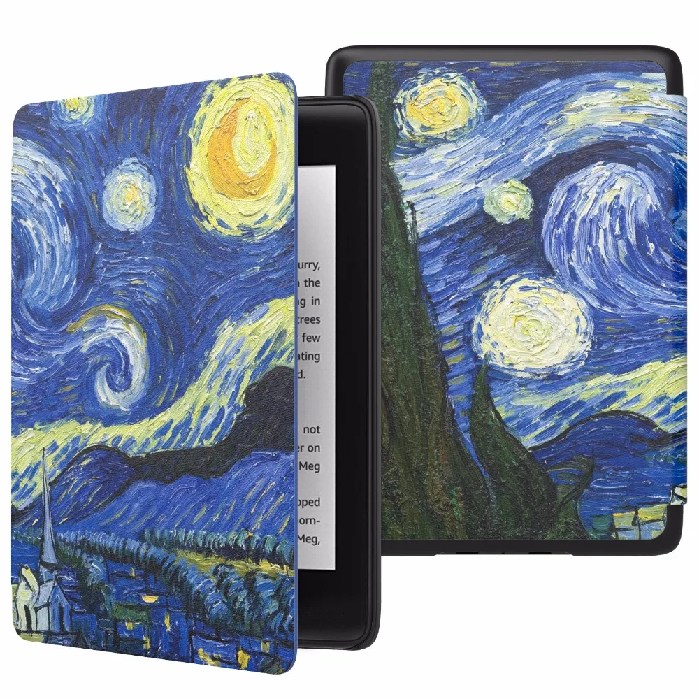 MoKo Case for Kindle Paperwhite Will not fit All-New Paperwhite 10th Generation Black Premium Vertical Flip Cover with Auto Wake/Sleep Fits All Paperwhite Generations Prior to 2018 