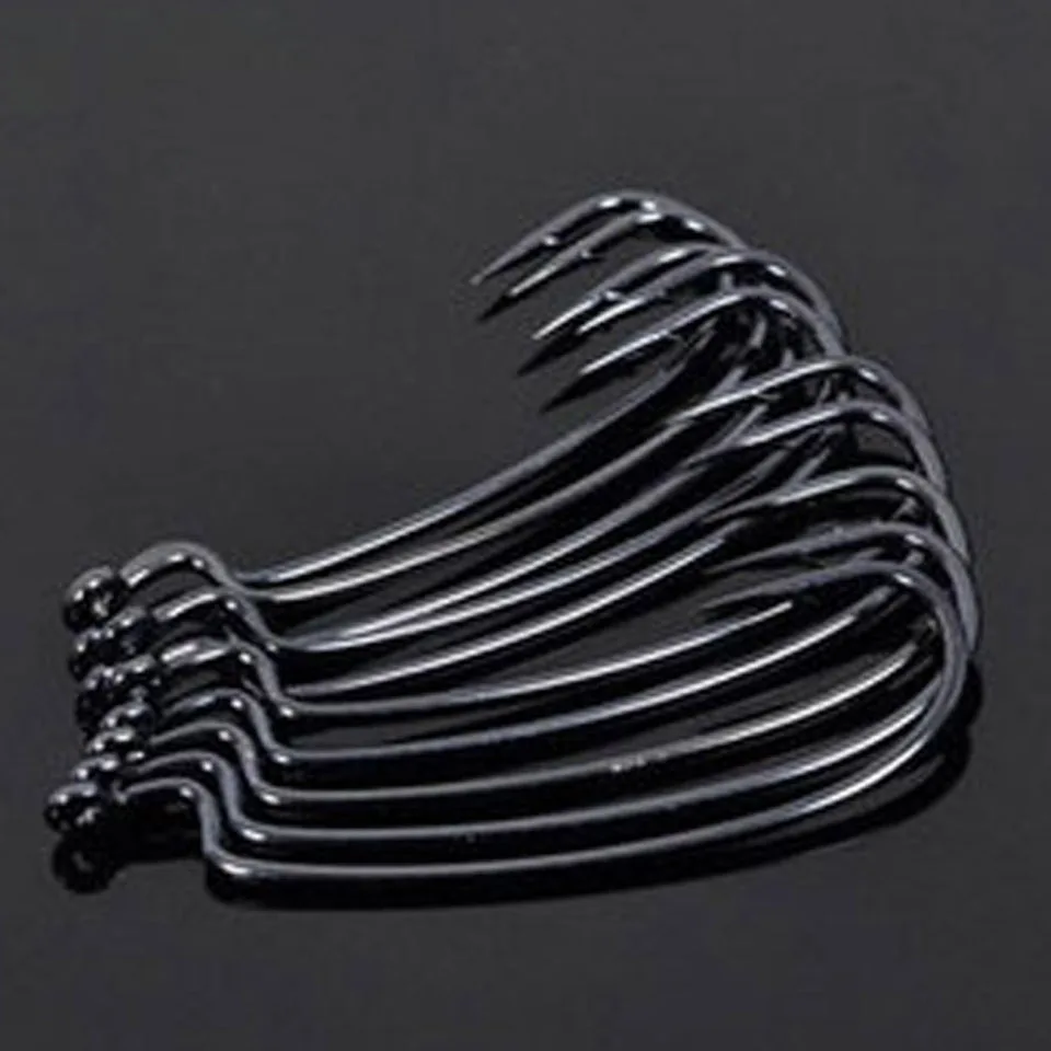 

20PCS/Lot 1# Fishing Crank Hook Soft Bait Lead Hook Worm Maggot Grub Fishing Hook Fishing Tackle
