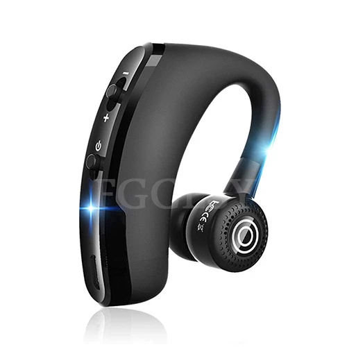 FGCLSY New V9 Wireless Bluetooth Earphone Stereo Handsfree call Business Headset with Mic For iPhone Samsung - Цвет: Черный