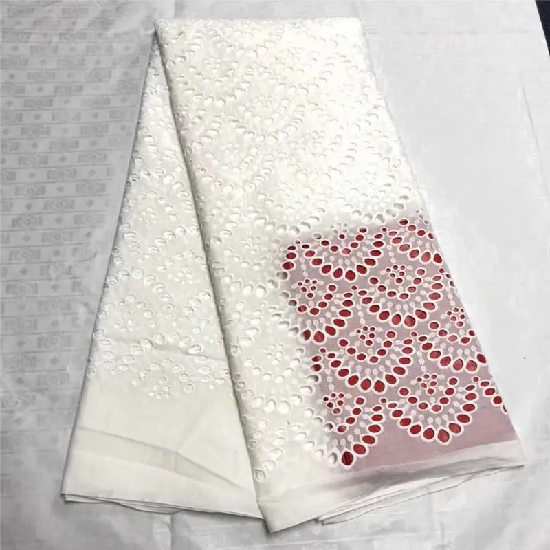Beautiful White Lace Fabric Swiss Voile Lace In Switzerland High