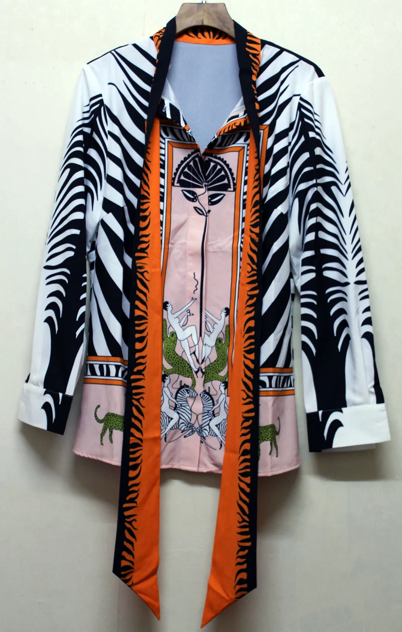 Осенний винтажный Женский комплект высокого качества в черную полоску с модным бантом и цветочным рисунком футболка+ юбка комплект из 2 предметов