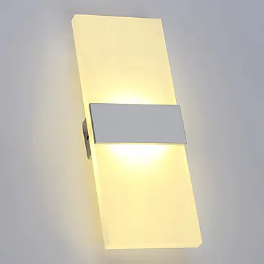 Acryl Eenvoudige Moderne LED Wandlamp Home Verlichting Badkamer ... Acryl Eenvoudige Moderne LED Wandlamp Home Verlichting Badkamer ...