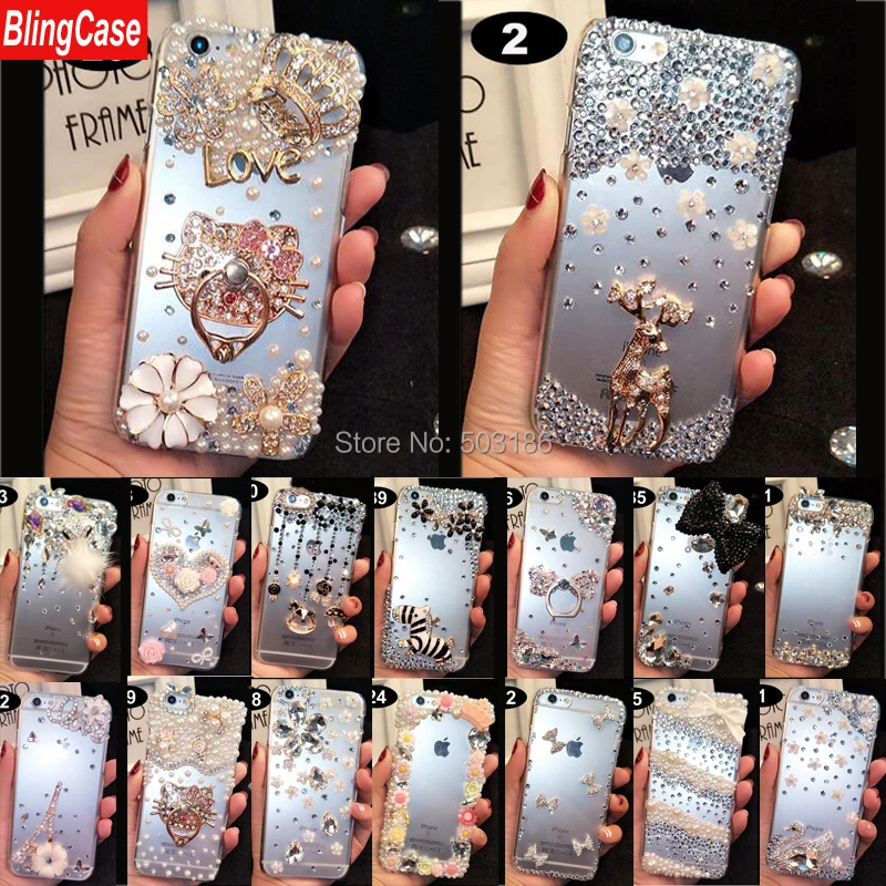 

55 Style Luxury Bling Phone Cases For Sony Xperia Z2 Rhinestone case Diamond Cove